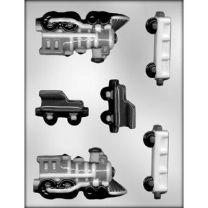 4-1/2" 3D Train Choc Mold