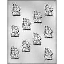 1-3/4" Bride/Groom Choc Mold