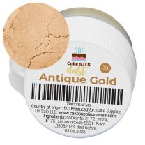 Antique Gold Metallic Luster Dust, 2 grams