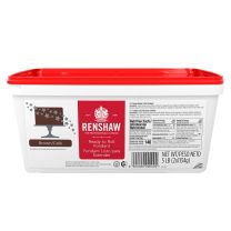 Renshaw Ready-To-Roll Fondant Icing Brown 5 lb