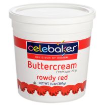 Buttercream Icing 14 oz Rowdy Red