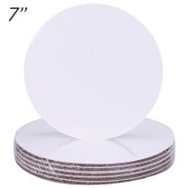 7" Round Coated Cakeboard, 12 ct