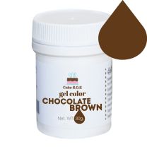 Chocolate Brown Gel Color, 30 grams