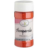 3.8 oz Non-Pareils Orange