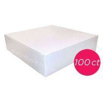 10x10x2 1/2 White Pie Box, 100 ct