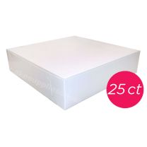 10x10x2 1/2 White Pie Box, 25 ct