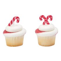Candy Cane, Cupcake Pics, 12 ct