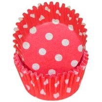 Red Polka Dot Mini Baking Cups, 500 ct.