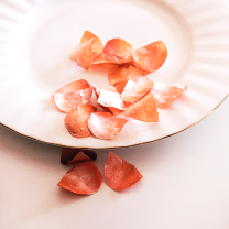 Edible Rose Petals - Orange and White