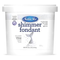 Satin Ice Silver Shimmer Fondant 2#