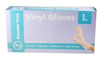 Vinyl Gloves Powder Free, Size L