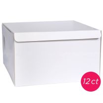 6x6x4 White Cake Box, 12 ct 