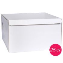 8x8x5 White Cake Box, 25 ct