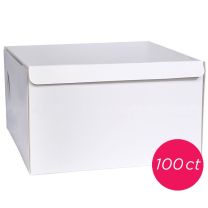 6x6x4 White Cake Box, 100 ct 