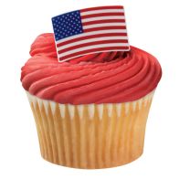 American Flag Cupcake Rings, 12 ct.