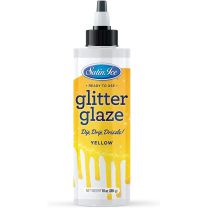 Yellow Glitter Glaze 10 oz. Bottle
