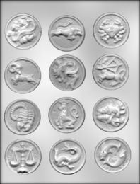 1-7/8" Zodiac Mint Chocolate Mold